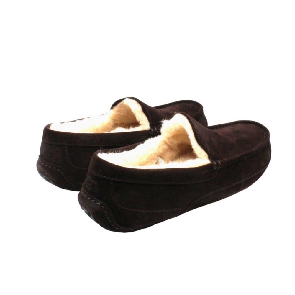UGG Ascot Sheepskin Loafer Slipper Men’s 11 Brown - Picture 7 of 8